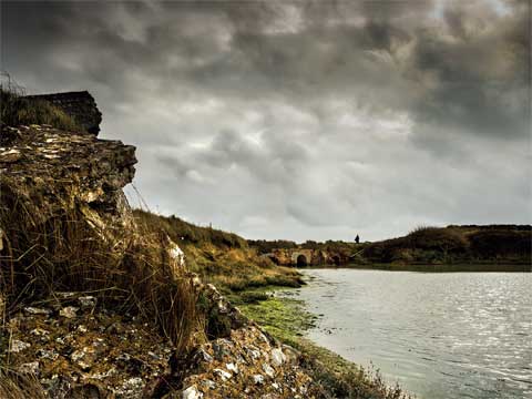 The abandoned village of Tidemills- from the book Travels Around Routes 259 by photographer D Charles Mason.